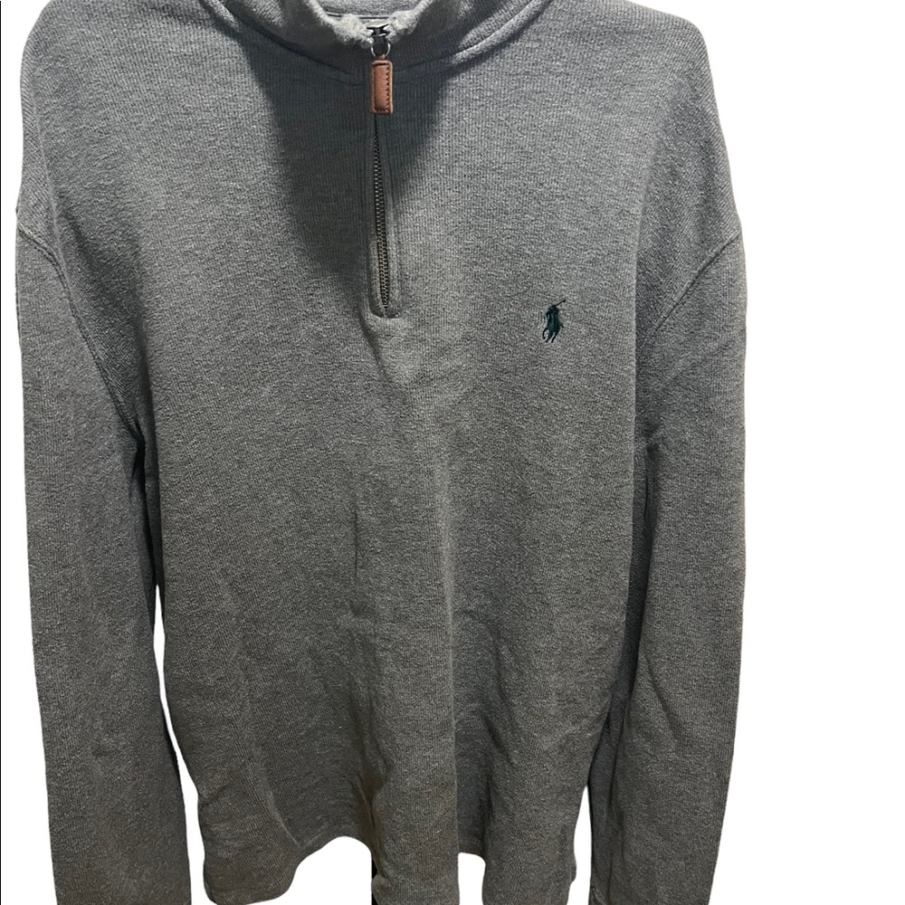 Polo half zip 100% cotton